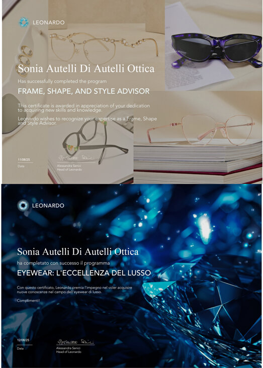 Sonia Autelli -Ottica Autelli Moncalieri consulenza estetico-visiva
