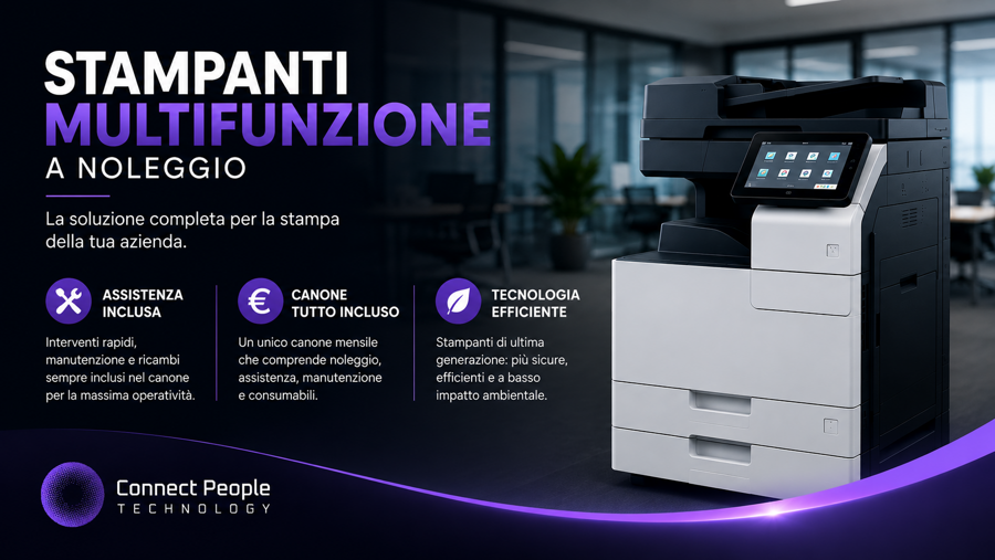 connect people technology - stampanti - assistenza - costi - noleggio