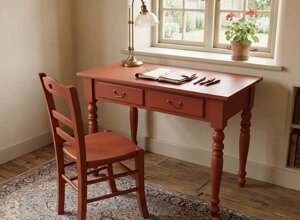 scrittoio country rosso vintage scrittoio country rosso vintage