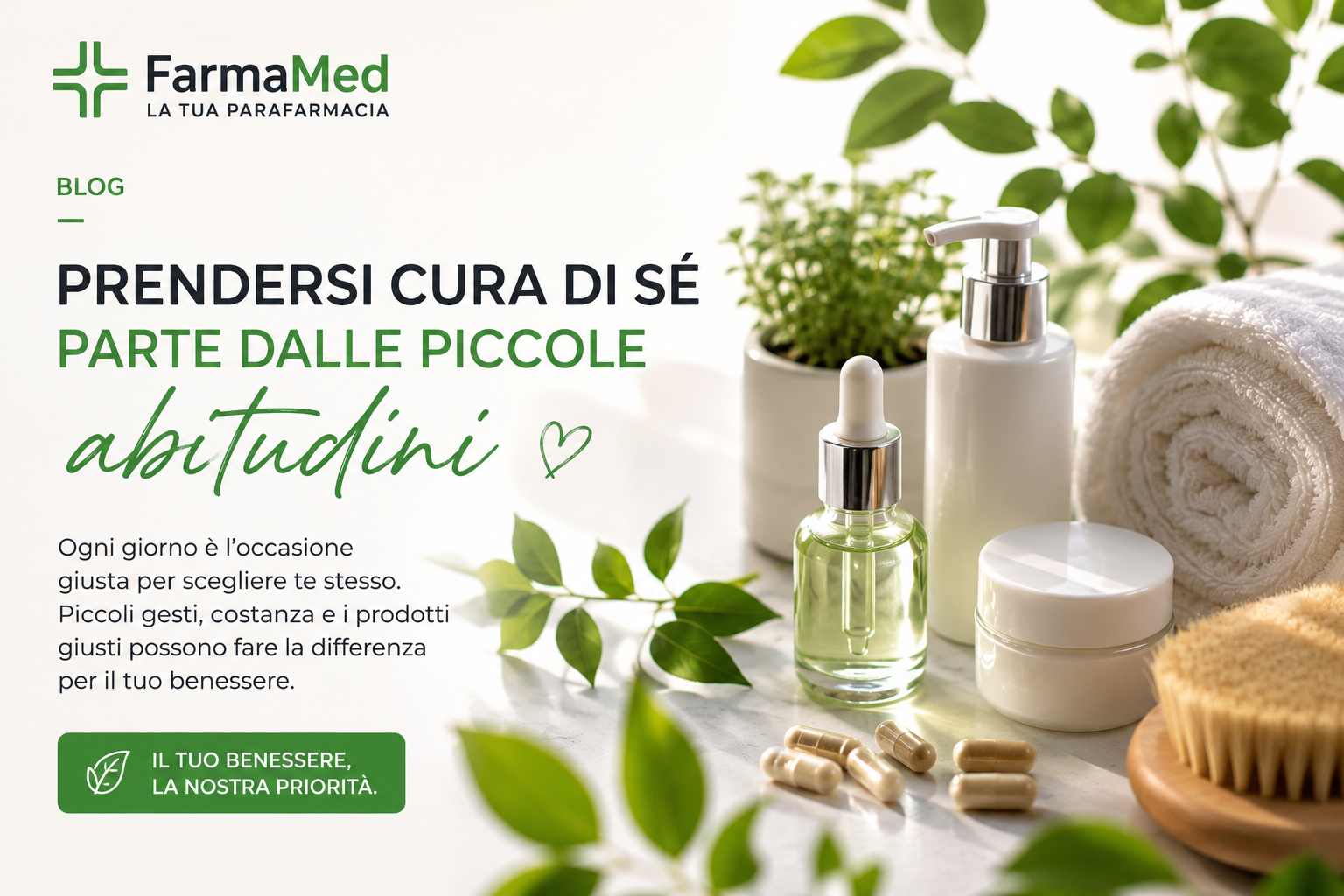 Prendersi cura di s&eacute; parte dalle piccole abitudini