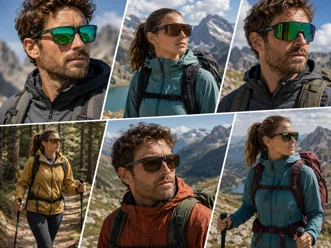 Occhiali sportivi per montagna e trekking con lenti fotocromatiche, polarizzate e bronzo - Feltrin Ottica Roma