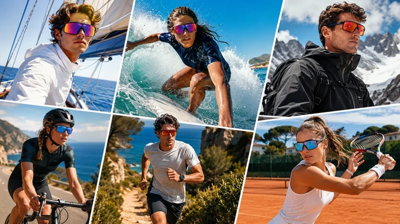 Occhiali sportivi con lenti tecniche per vela, surf, trekking, ciclismo, running e tennis - Feltrin Ottica Roma