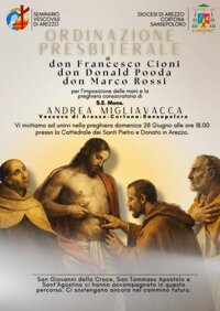 ORDINAZIONE PRESBITERALE 28 GIUGNO 2026