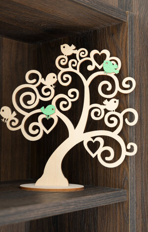 albero della vita in legno