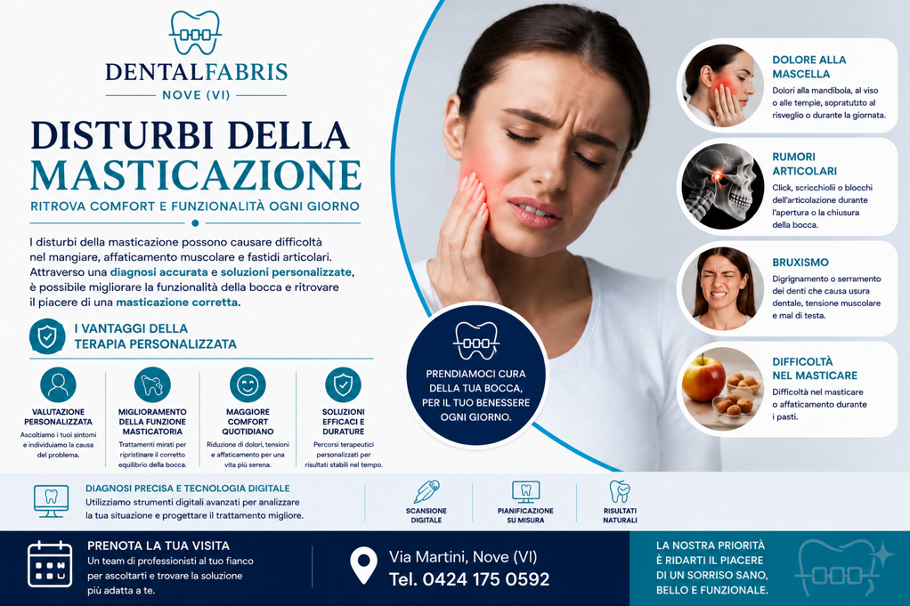 disturbi della masticazione