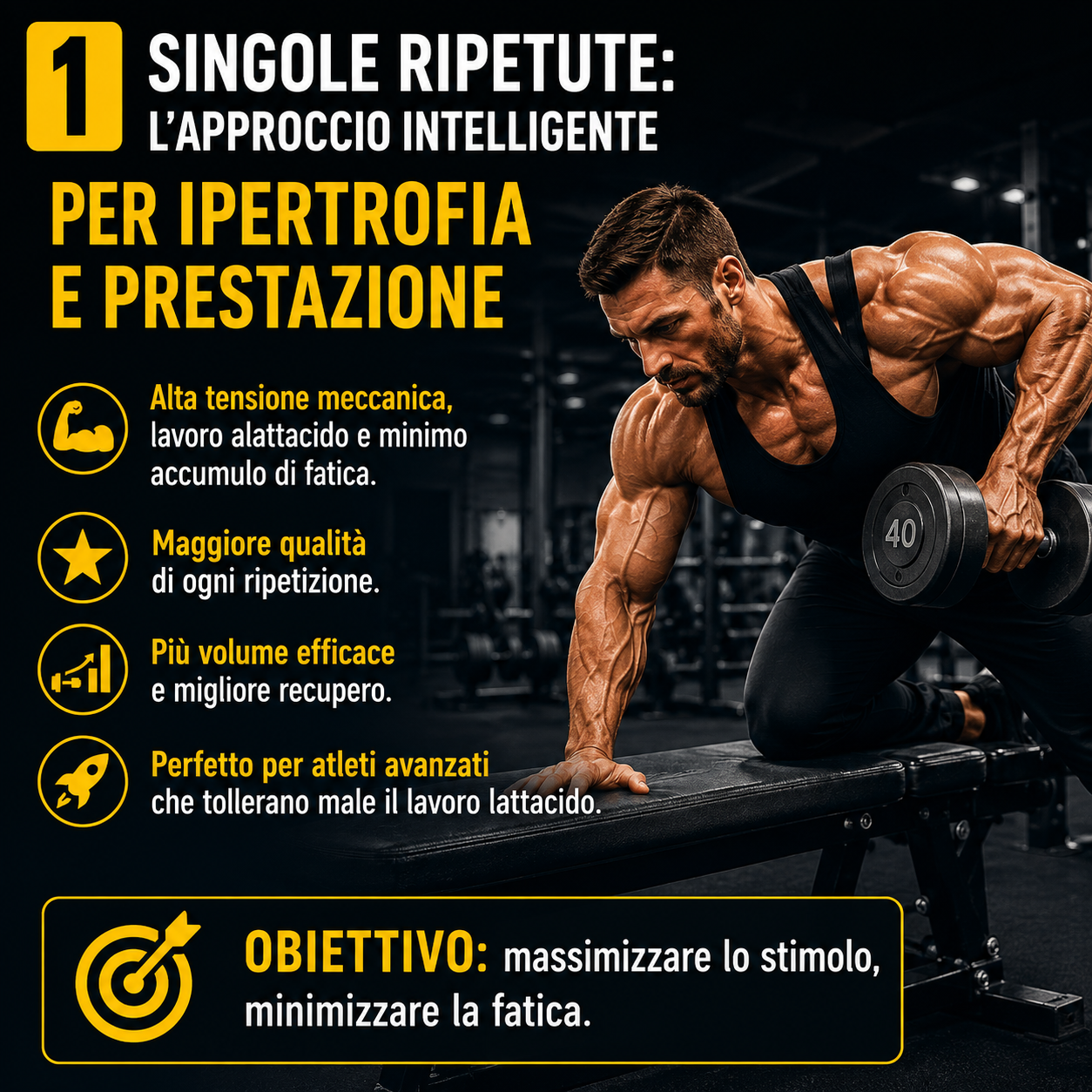 SINGOLE RIPETUTE PER L&rsquo;IPERTROFIA
