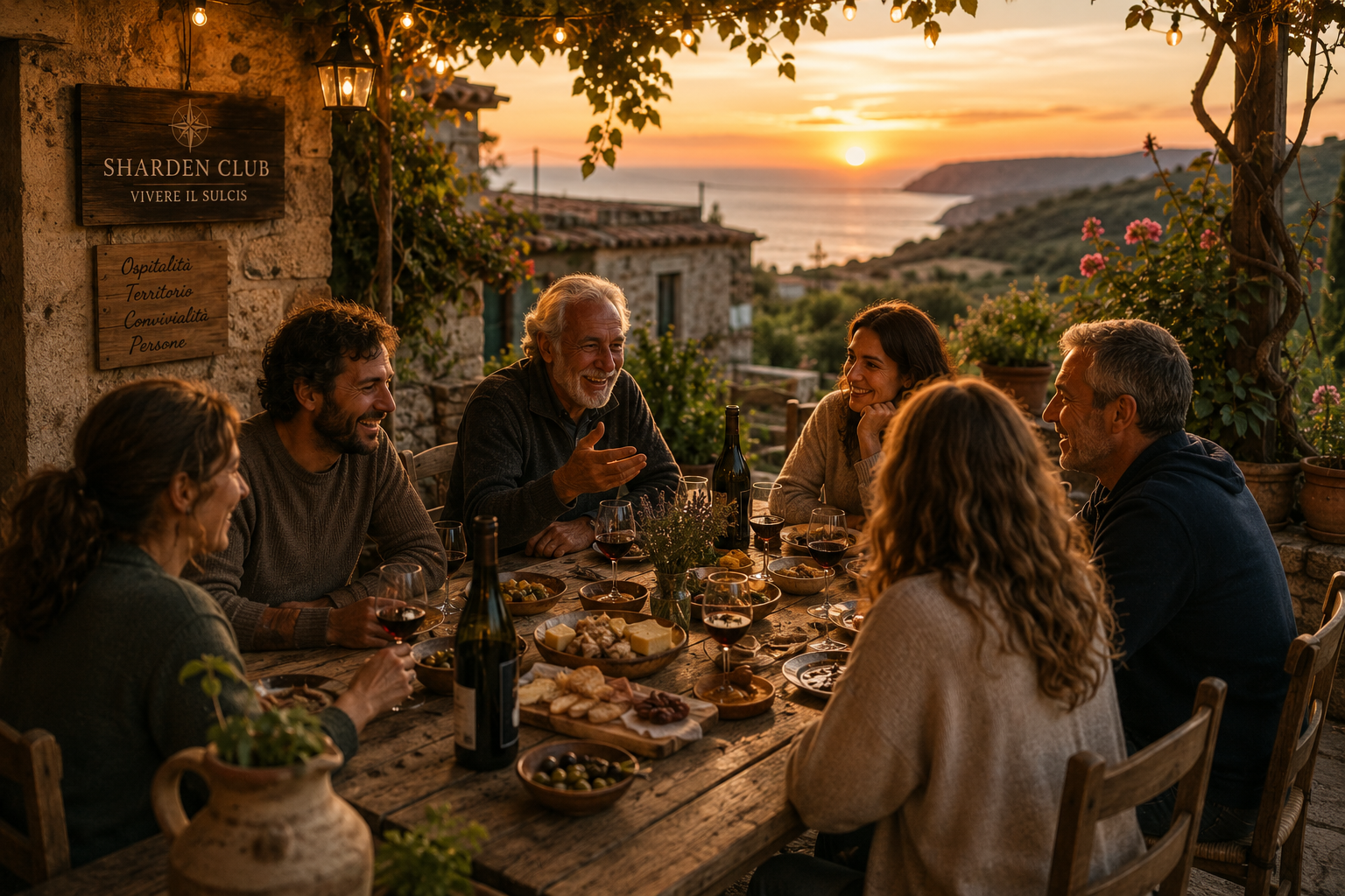 VIVERE IL SULCIS Oltre l'ospitalità — il piacere di sentirsi parte di una comunità VIVERE IL SULCIS Oltre l'ospitalità — il piacere di sentirsi parte di una comunità