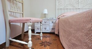 Particolare del letto confortevole per gli ospiti del B&B in Sicilia