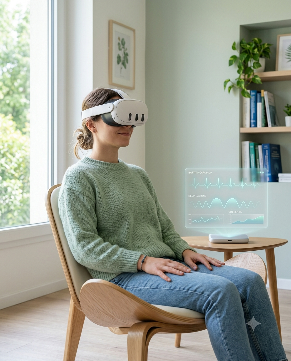 Ansia e stress: come realtà virtuale e biofeedback possono aiutare