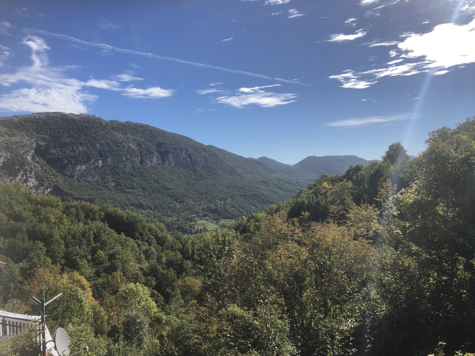 Vista sui monti Simbruini