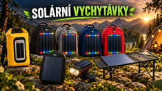 solÃ¡rnÃ­ vychytÃ¡vky v horskÃ©m kempu