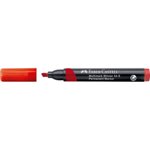 marcatore-faber-castell-punta-a-scalpello-rosso