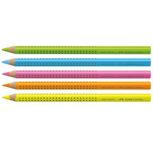 evidenziatore-a-matita-faber-castell-jumbo-grip-neon