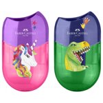 temperamatite-gomma-faber-castell-animals-a-2-fori-con-serbatoio