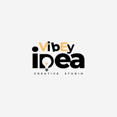 black and white idea creative studio logo - 1