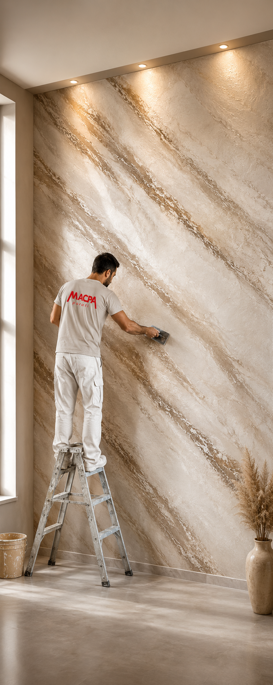 pittura marrone