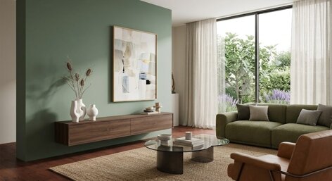 Soggiorno pareti pittura verde salvia, catanzaro Macpa Soggiorno pareti pittura verde salvia, catanzaro Macpa