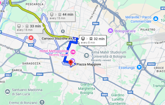 aeroporto bologna - hotel metropolitan