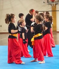 Allenamento di Kungfu Kids Allenamento di Kungfu Kids
