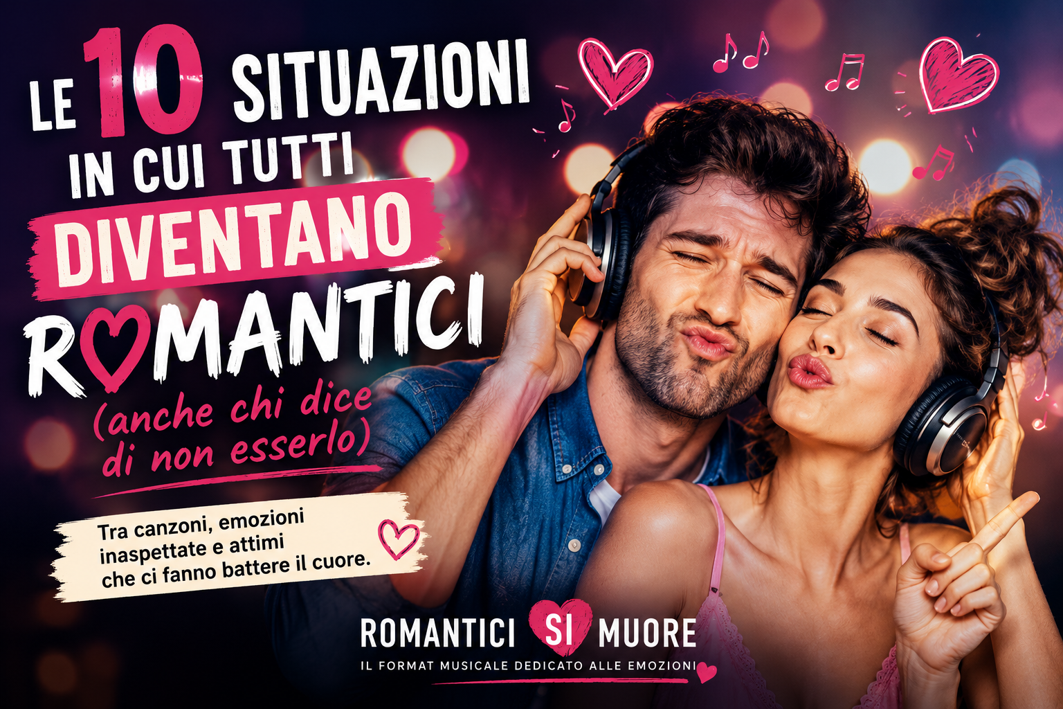 Le 10 situazioni in cui tutti diventano romantici (anche chi dice di non esserlo)