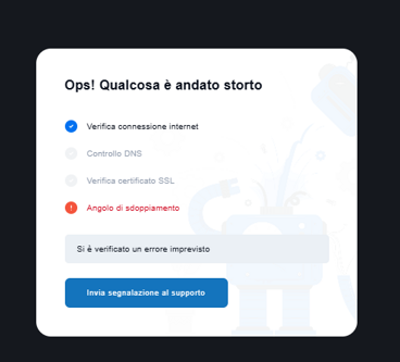 errore in fase di accesso
