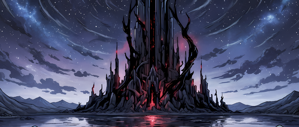 immagine della torre nera della saga fantasy Heralds