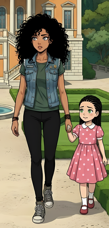 Immagine di Zoe e Aury della saga fantasy anime Heralds Immagine di Zoe e Aury della saga fantasy anime Heralds