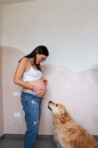 Arriva un bimbo | Emma' Family | relazione neonato cane
