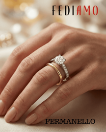 Collezione di fedine in argento firmate Fediamo