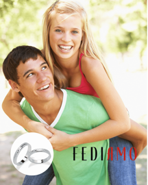 Linea di fedine in argento Fediamo dal design elegante