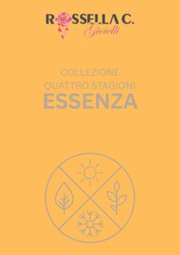 Catalogo 4 stagioni Rossella C con collezioni di gioielli