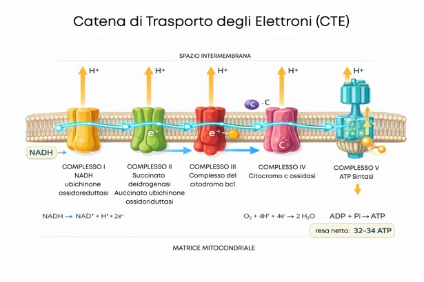 La Catena di Trasporto degli Elettroni