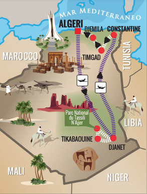 algeria mappa algeria mappa