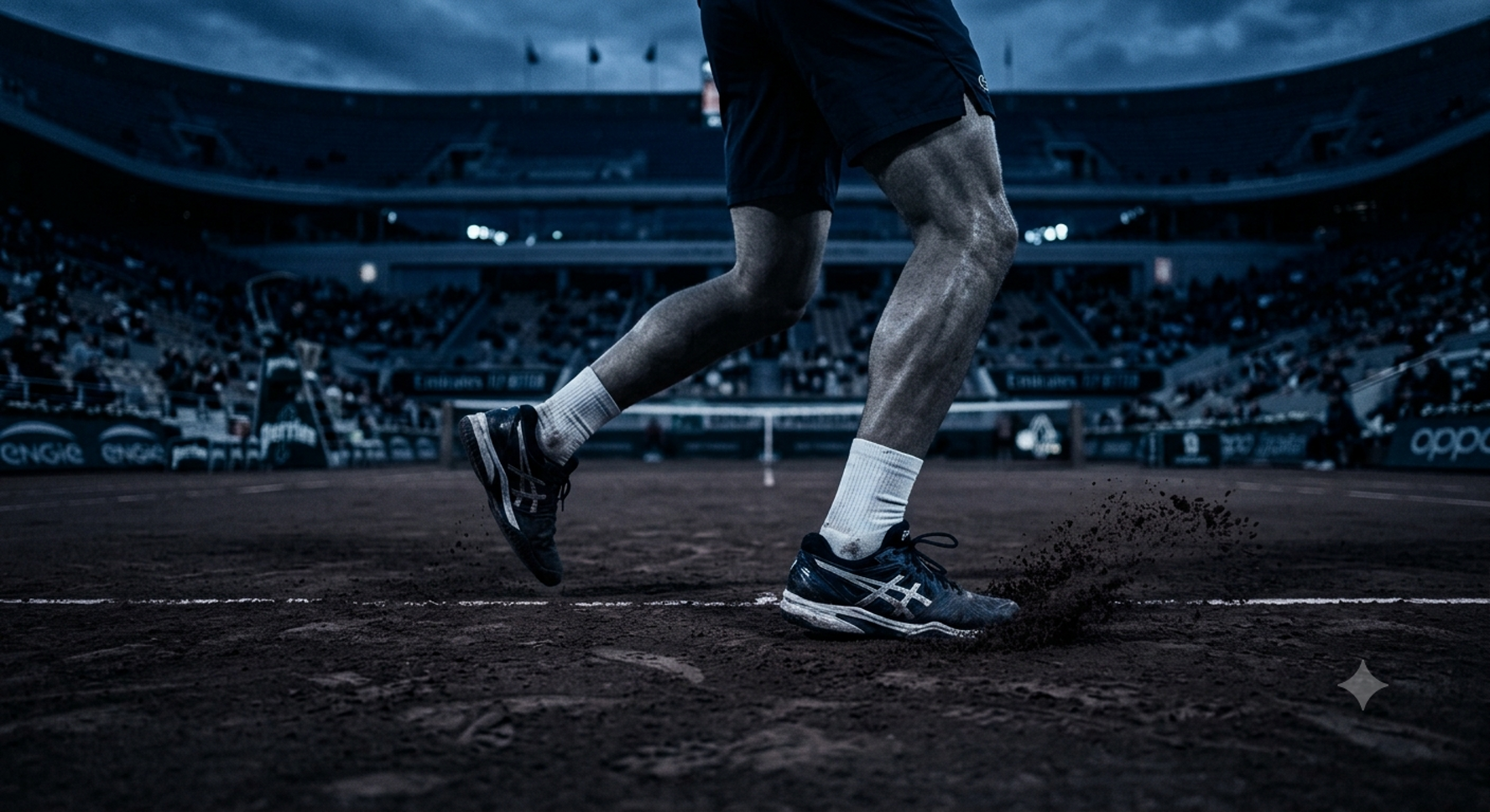 sfondo tennista blu