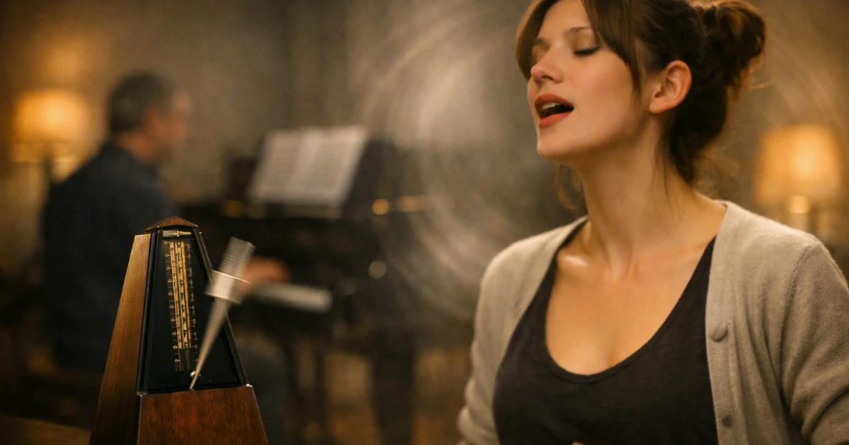 La costanza che scava la voce: la goccia, il tempo, il canto