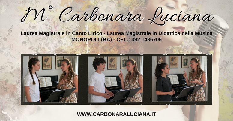 Carbonara Luciana cantante