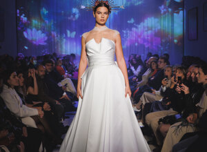 sfilata abiti da sposa in passerella 