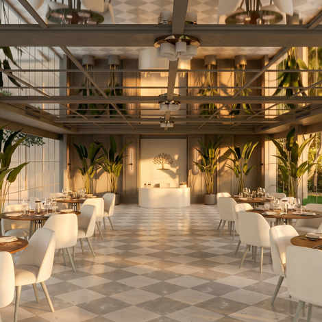 Sala elegante per eventi a Borgo Ambrosia