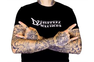 t shirt dz drummerz solutions indossata
