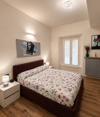Camera matrimoniale moderna Relais Pietro Barzago vicino Lecco e Como