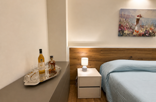 Camera Bellagio con letto matrimoniale Relais Pietro