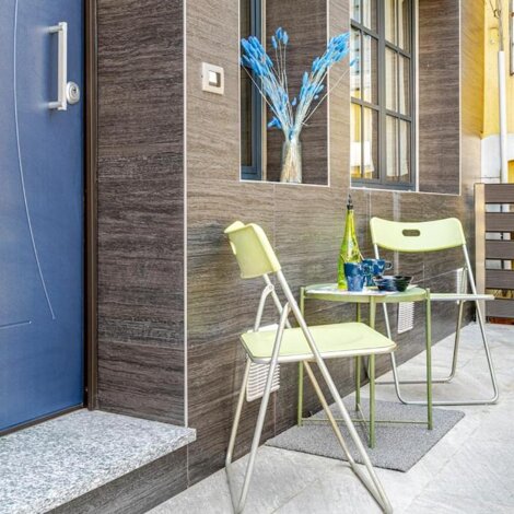 Balcony at Bovisa Hub 97 holiday apartment in Milan