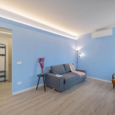 Living room at Lakeview Attico Saini in Stresa