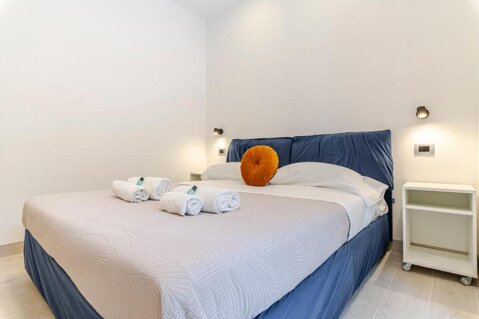 Bedroom at Bovisa Hub 97 holiday apartment in Milan