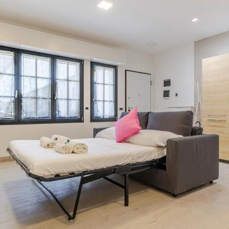 Sofa bed at Bovisa Hub 97 holiday apartment