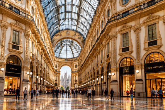 Galleria Vittorio Emanuele II in Milan Galleria Vittorio Emanuele II in Milan