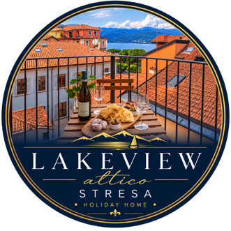 Lakeview Attico Saini holiday apartment in Stresa logo