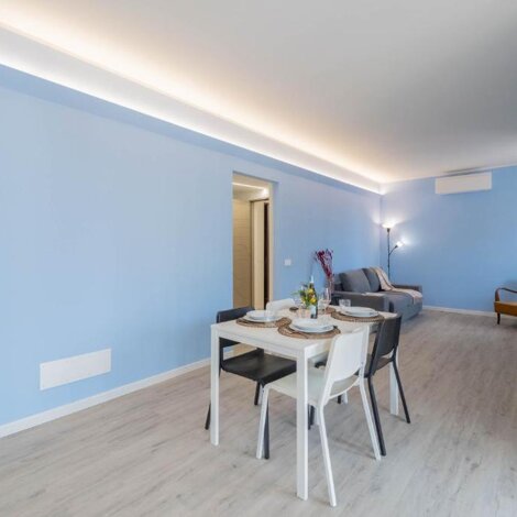 Dining room at Lakeview Attico Saini in Stresa
