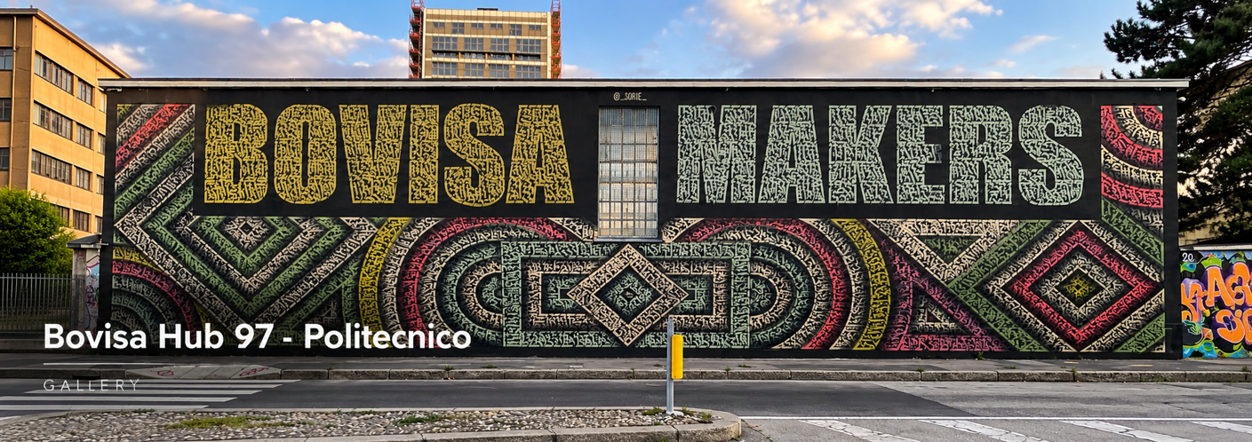 Bovisa Makers mural - Bovisa Hub 97 Politecnico Gallery