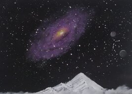 COSMIC PEAK - Dipinto di LT Art
